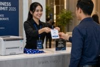 Persiapan dan cara menyiapkan printer untuk seminar agar antrean registrasi berjalan lancar
