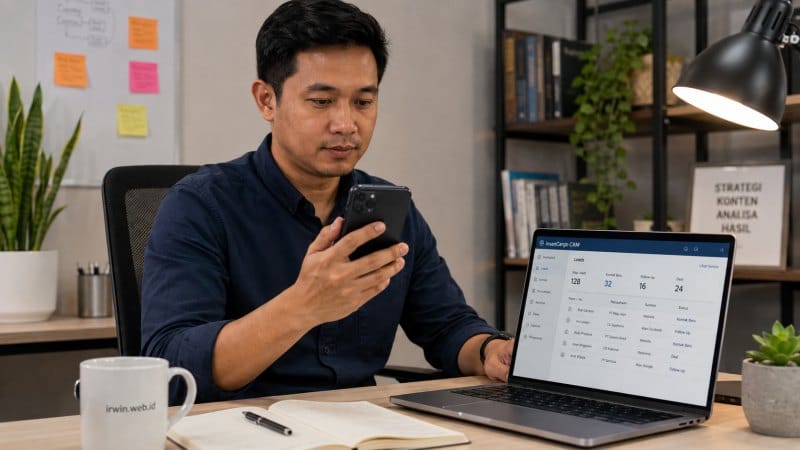 Membangun sistem follow-up leads WhatsApp dan media sosial untuk mencegah kebocoran prospek bisnis.